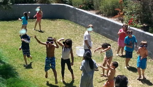 water balloon party
